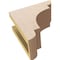 Ekena Millwork 4"W x 8"D x 8"H Classic New Brighton Rough Cedar Woodgrain TimberThane Corbel, Primed Tan CORUR04X08X08NEBRCPR - alternate 2